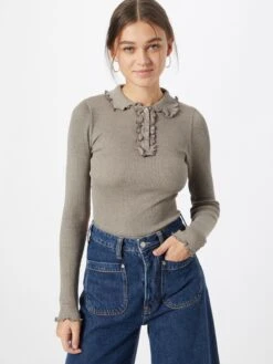 Rosemunde Polos Shirt Dames Bruin Gemêleerd -Dameskleding Verkoop Winkel 6c7e7fa7785ea29623981e723044b46c