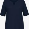 Ulla Popken T-shirts Shirt Dames Navy -Dameskleding Verkoop Winkel 6ca122904d7df047f4991ed31b0fe0db