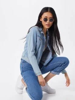 ICHI Spijkerjasjes Tussenjas Dames Lichtblauw -Dameskleding Verkoop Winkel 6cc1618e9e4172f80c846f137ac1f0f1