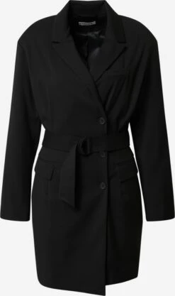 EDITED Blousejurken Blousejurk Mareen Blazerdress Dames Zwart