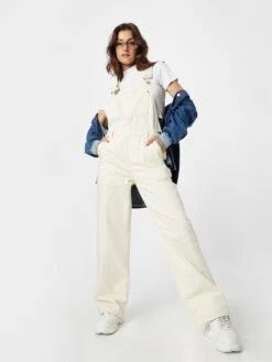 Denham Tuinbroeken Regular Tuinbroek Jeans ALEXA Dames Crème -Dameskleding Verkoop Winkel 6e712a0d49f35440097105a24dd126b8