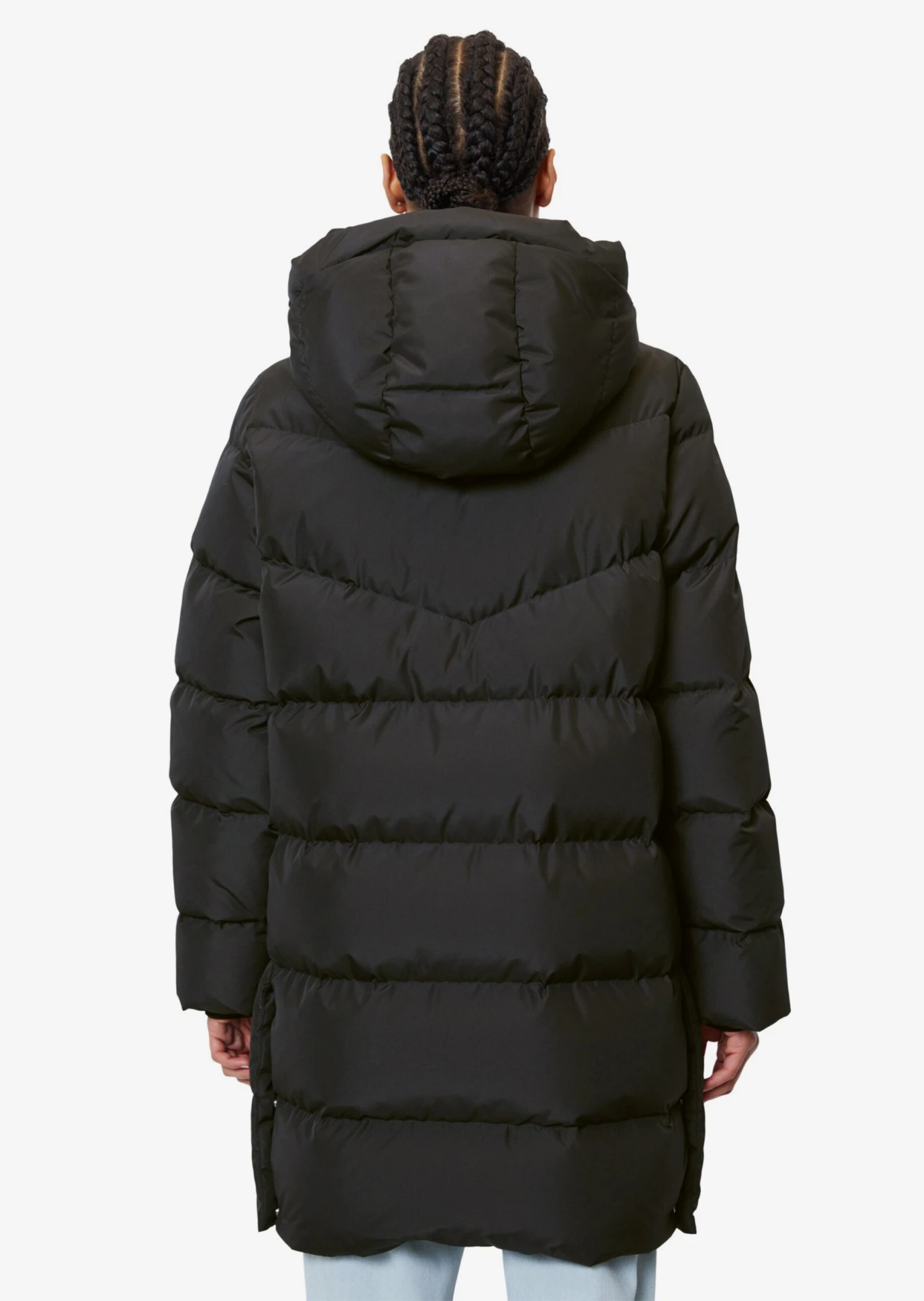 Marc O'Polo DENIM Korte Mantels Wintermantel Dames Zwart 7 Marc O'Polo DENIM Korte Mantels Wintermantel Dames Zwart - Afbeelding 5