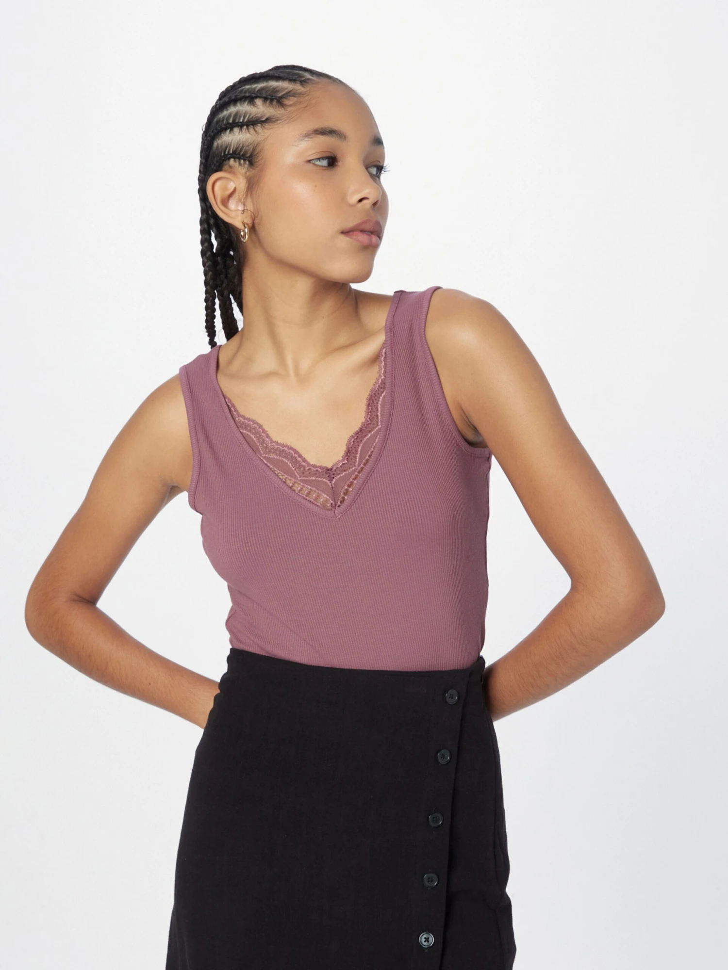 About You Kanten Tops Top Patrizia Dames Oudroze 5 About You Kanten Tops Top Patrizia Dames Oudroze - Afbeelding 3