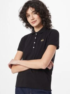 La Martina Polos Shirt Dames Zwart -Dameskleding Verkoop Winkel 7356b476c896309b275c61df98c2b881