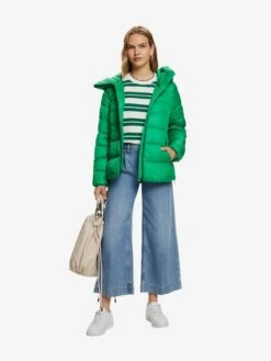 ESPRIT Gewatteerde Jassen Winterjas Dames Groen -Dameskleding Verkoop Winkel 73e32d33988717d52dde657f3486c799