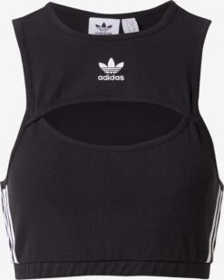 Adidas Originals Crop Tops Top Dames Zwart