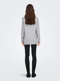 ONLY Fijngebreide Truien Trui Lesly Dames Grijs -Dameskleding Verkoop Winkel 7410bb7ace6435a23156ee5d3771c39e