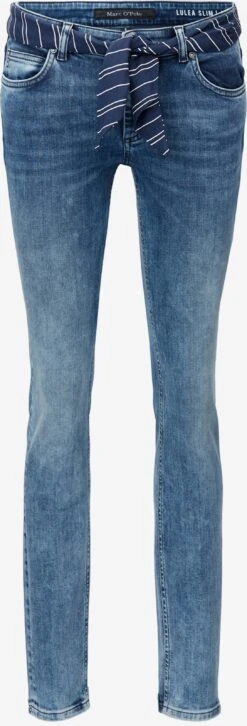 Marc O'Polo Jeans Slimfit Jeans Lulea Dames Blauw