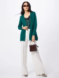 MORE&MORE Vesten Gebreid Vest Dames Smaragd -Dameskleding Verkoop Winkel 74e0cee55cfb42f0716ae190e2c85339