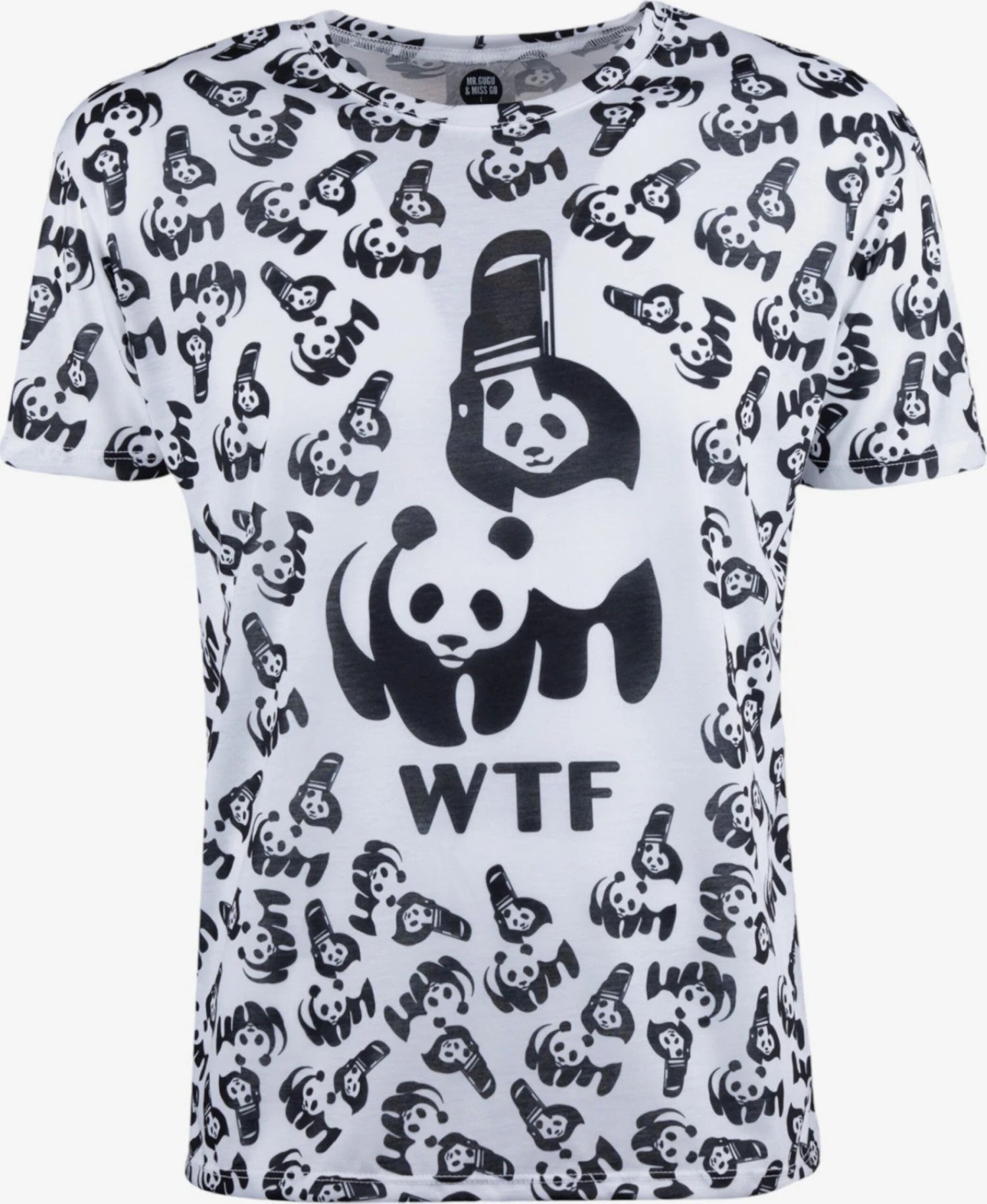 Mr GUGU & MISS GO T-shirts Shirt WTF Dames Wit 3 Mr GUGU & MISS GO T-shirts Shirt WTF Dames Wit