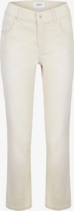 Angels Jeans Bootcut Jeans Leni Crop Dames Lichtbeige