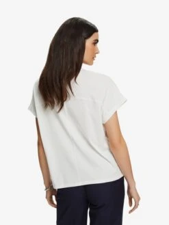 ESPRIT T-shirts Shirt Dames Offwhite -Dameskleding Verkoop Winkel 76c3280b33543faf362771dc23df52a1