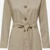 ONLY Trenchcoats Tussenmantel Line Dames Lichtbeige -Dameskleding Verkoop Winkel 770a621b7c80182219511fc6b11b0503