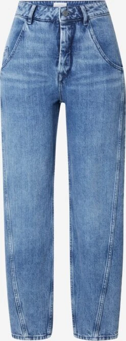 Mom Jeans Loosefit Jeans Dames Blauw