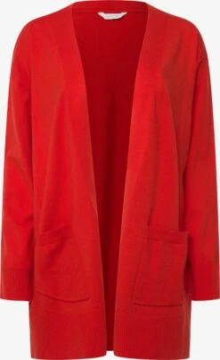 Vesten Gebreid Vest Dames Rood