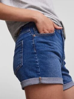 Pieces Denim Shorts Regular Jeans Pacy Dames Blauw -Dameskleding Verkoop Winkel 773c3dfca667565b9a0f9997173bdc69