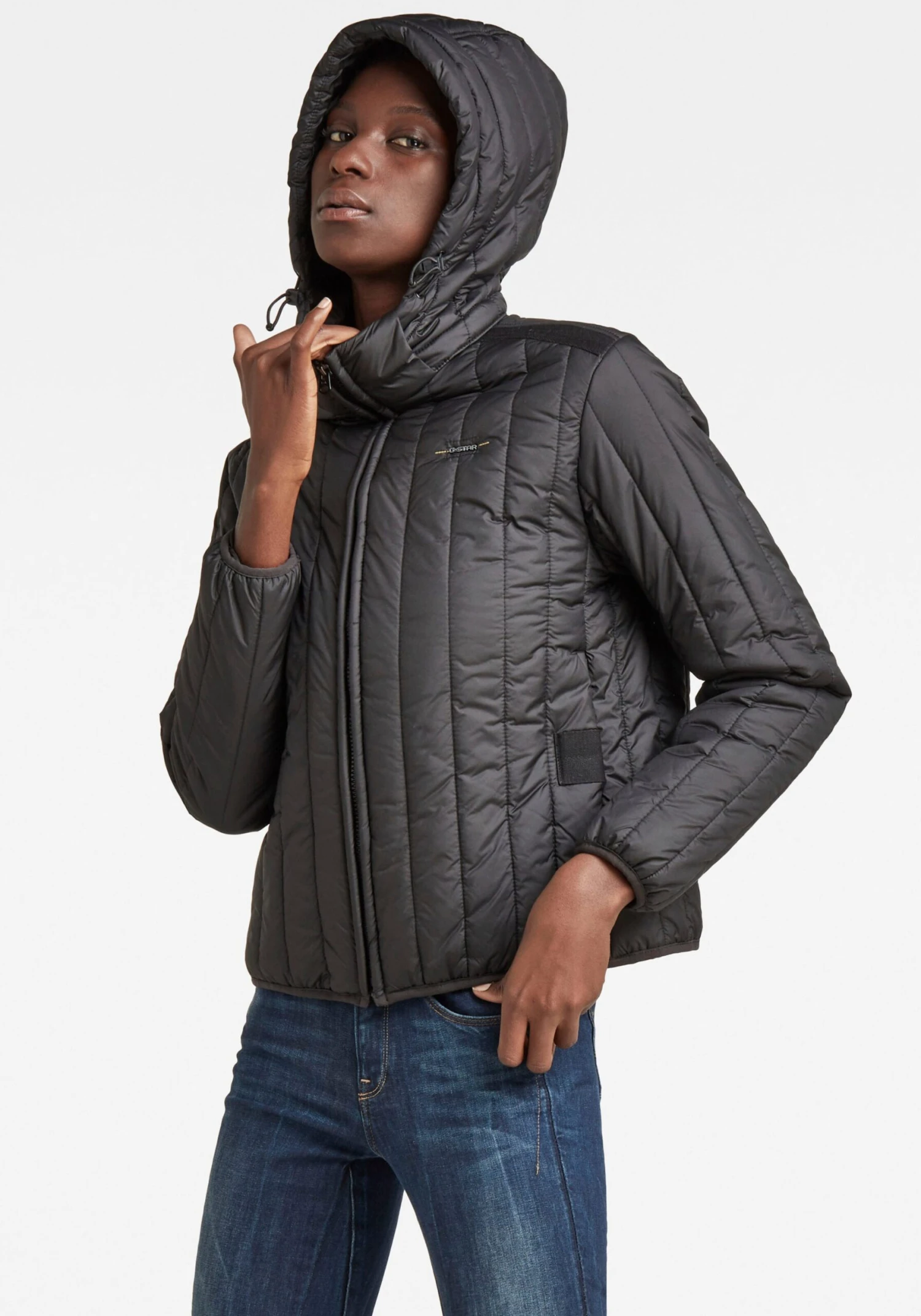 G-Star Raw Gewatteerde Jassen Tussenjas Dames Zwart 9 G-Star Raw Gewatteerde Jassen Tussenjas Dames Zwart - Afbeelding 7