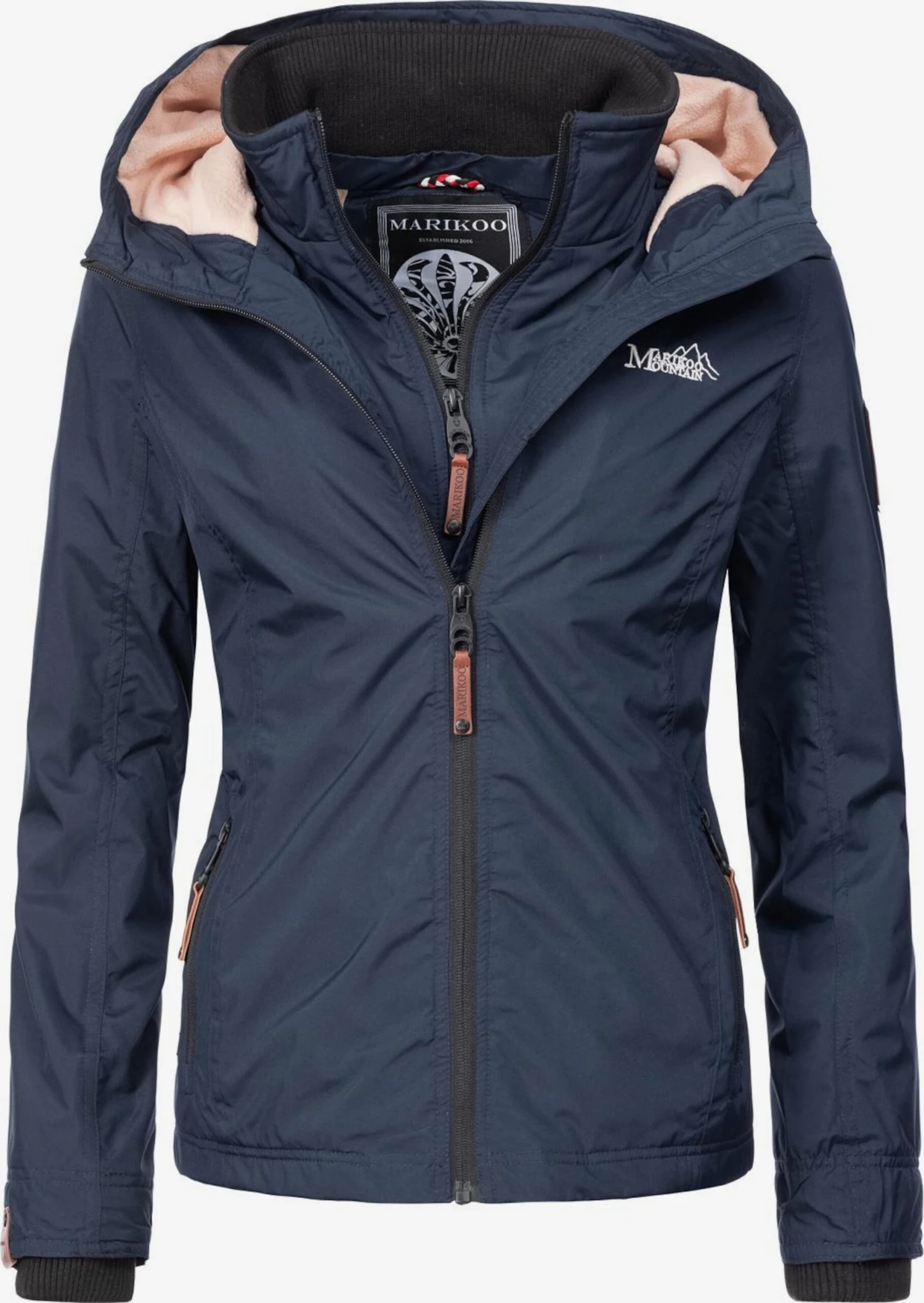 Marikoo Outdoor Jassen Functionele Jas Erdbeere Dames Navy 3 Marikoo Outdoor Jassen Functionele Jas Erdbeere Dames Navy