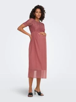 ONLY MATERNITY Midi Jurken Jurk Dames Fuchsia -Dameskleding Verkoop Winkel 780efd18a0dc6676f866392a7f10c5db