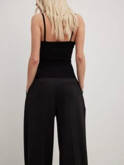 NA-KD Tanktops Top Dames Zwart -Dameskleding Verkoop Winkel 78de3e6254a51b7897713169160a7ecd