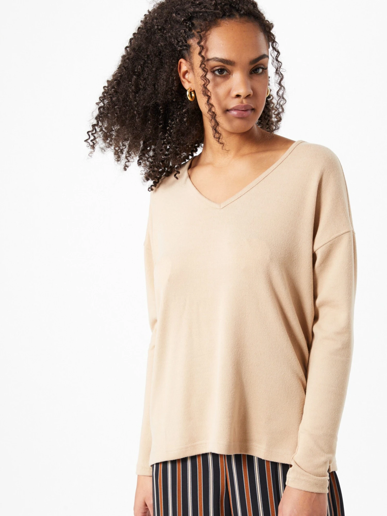 Kaffe Basic Truien Trui Siane Dames Beige 5 Kaffe Basic Truien Trui Siane Dames Beige - Afbeelding 3