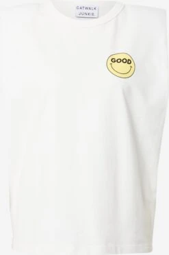 Mouwloze Shirts Top SO GOOD Dames Wit