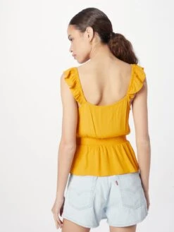 About You Uitgaanstops Top Lillian Dames Goudgeel -Dameskleding Verkoop Winkel 7c3ceaf0b4868c91b9dea9215a1f7cc7