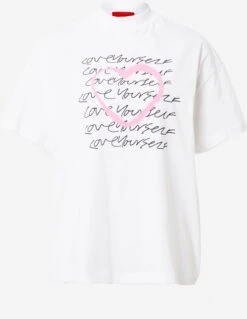 Hugo T-shirts Shirt Dorene Dames Wit