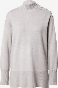 RIVER ISLAND Fijngebreide Truien Trui Dames Lichtgrijs