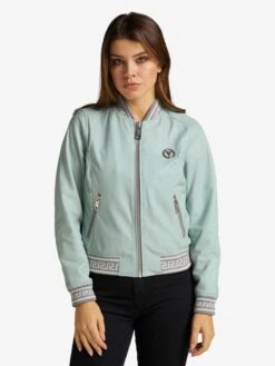 CARLO COLUCCI Leren Jassen Tussenjas Colton-L Dames Blauw -Dameskleding Verkoop Winkel 7e586b2b10273ddf81176272766d8bce