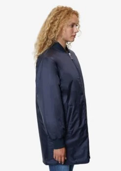 Marc O'Polo DENIM Korte Mantels Tussenmantel Dames Donkerblauw -Dameskleding Verkoop Winkel 7e89e66fb3bac93def1fa4af9824d56a