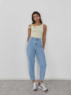 Boyfriend Tapered Jeans Line Dames Lichtblauw -Dameskleding Verkoop Winkel 7f9ea5702b69bc7de65c7454787ff5e5