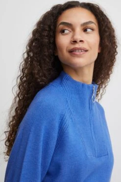 B.young Lange Truien Trui Dames Kobaltblauw -Dameskleding Verkoop Winkel 8085b5145139248d1ca7b1dcdc143eaa