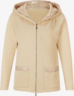 Heine Vesten Gebreid Vest Dames Sand