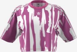 Adidas Originals Crop Tops Shirt Dames Lila