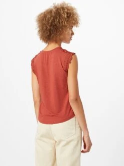 ONLY Kanten Tops Top Alexa Dames Roestrood -Dameskleding Verkoop Winkel 82252c6eb29adf1e25da962505e21317