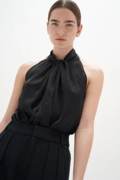 InWear Blouse Tops Blouse KotoI Dames Zwart -Dameskleding Verkoop Winkel 82292a40bb54d4e614ee3a2d7e2cbe01