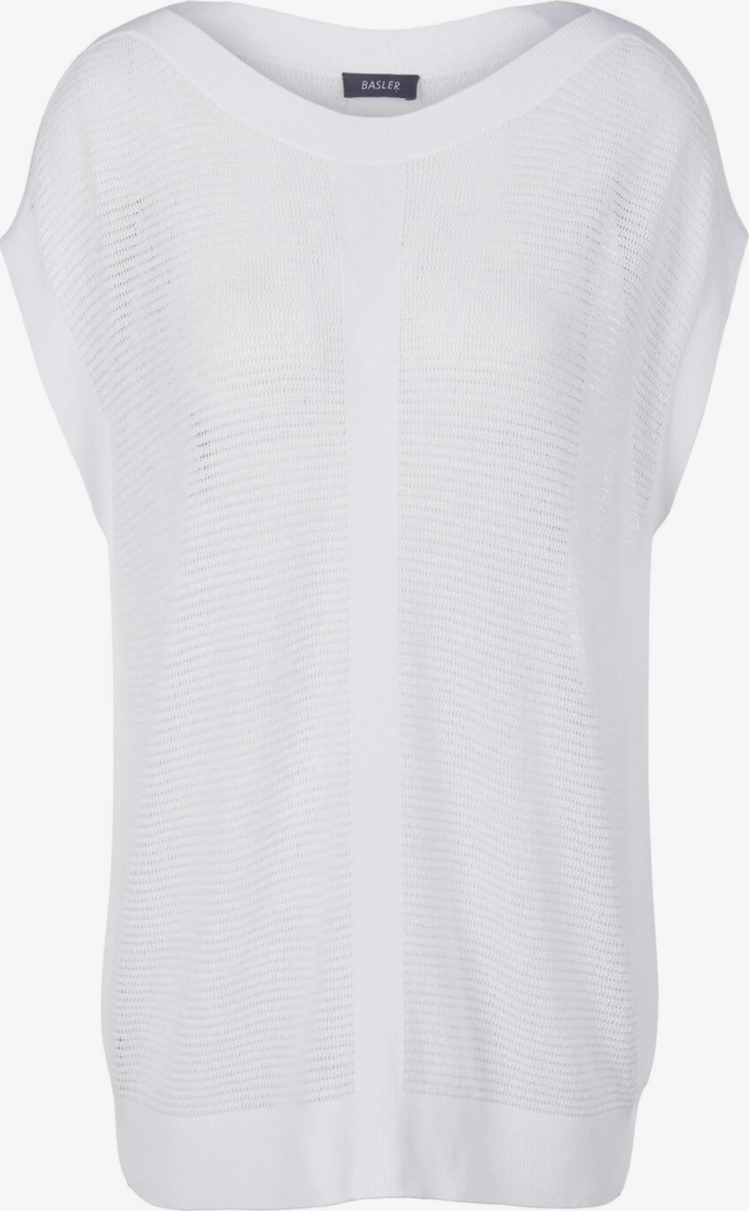 Basler Truien Zonder Mouwen Trui Dames Wit 3 Basler Truien Zonder Mouwen Trui Dames Wit