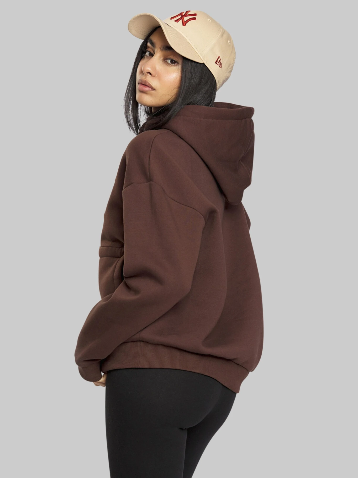 Hoodies Sweatshirt Balina Dames Bruin 7 Hoodies Sweatshirt Balina Dames Bruin - Afbeelding 5