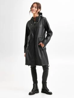 Regenmantels Functionele Mantel Nina Dames Zwart -Dameskleding Verkoop Winkel 8468444095db5635ab94860c98064b50