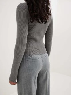 NA-KD Basic Truien Trui Dames Grijs -Dameskleding Verkoop Winkel 846a191efccf4933a81fa3d9c7070494