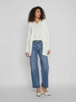 Vila Vesten Gebreid Vest Ril Dames Wit -Dameskleding Verkoop Winkel 846ed9d495cc08e29cd3c9fb38036900