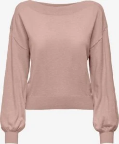 ONLY Fijngebreide Truien Trui Cozy Dames Oudroze