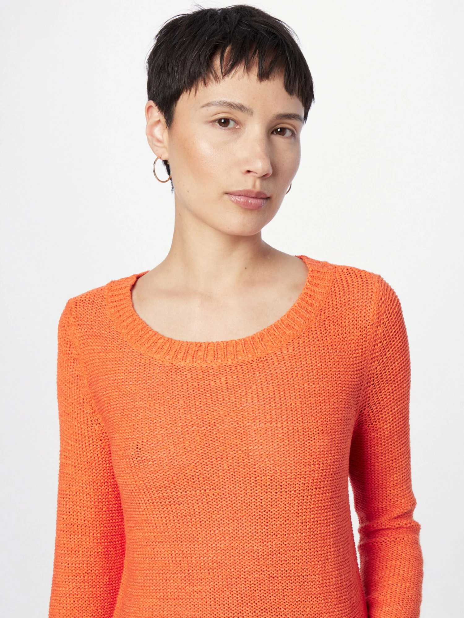 ONLY Basic Truien Trui Geena Dames Mandarijn 4 ONLY Basic Truien Trui Geena Dames Mandarijn - Afbeelding 2