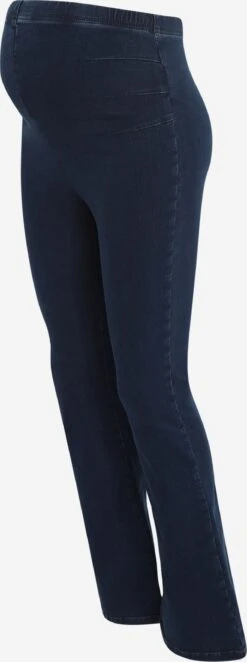 Mamalicious Jeans Flared Jeggings Dames Donkerblauw