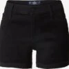 Hollister Denim Shorts Slimfit Jeans MR 5IN Dames Zwart -Dameskleding Verkoop Winkel 85d9a1bf97119bc5d918844eee586df4