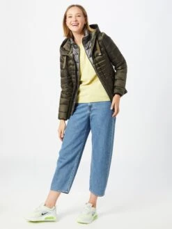 Gil Bret Donsjassen Winterjas Dames Kaki -Dameskleding Verkoop Winkel 85ddb934768670fa3cdd1b4cf488d58f