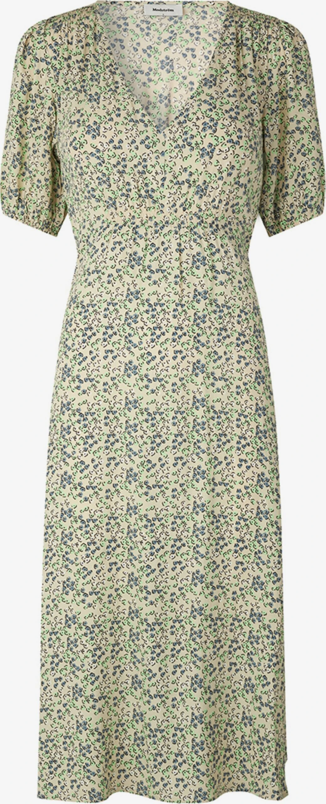 Modström Maxi Jurken Jurk Raven Dames Groen Gemêleerd 3 Modström Maxi Jurken Jurk Raven Dames Groen Gemêleerd