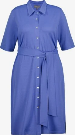 Ulla Popken Blousejurken Blousejurk Dames Blauw