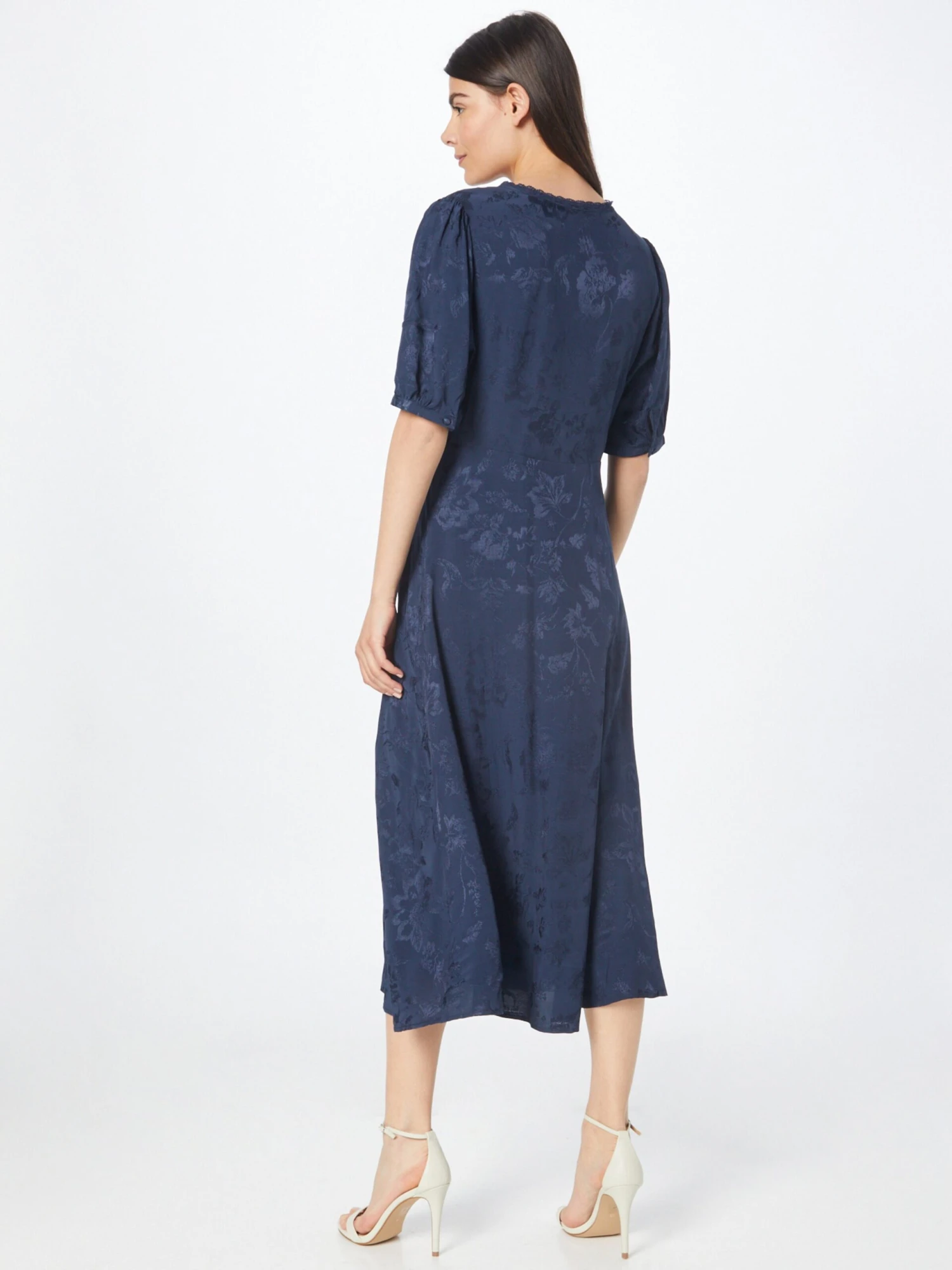 Midi Jurken Jurk VIONETTE Dames Marine / Blauw Gemêleerd 5 Midi Jurken Jurk VIONETTE Dames Marine / Blauw Gemêleerd - Afbeelding 3